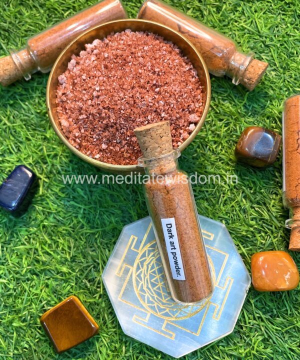 Dark art ritual powder