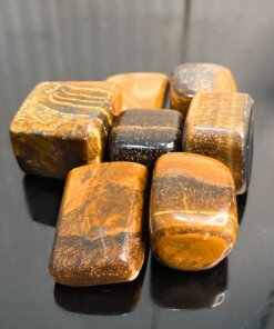 Natural Tiger Eye Tumble Stone for Reiki Healing, Crystal Healing and Energy Healing