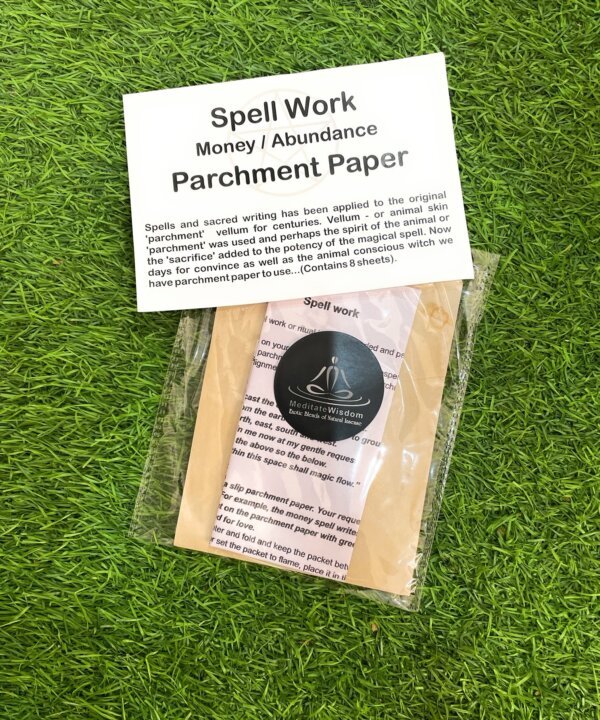 money abundance Parchment Paper A6 size (Set of 8)