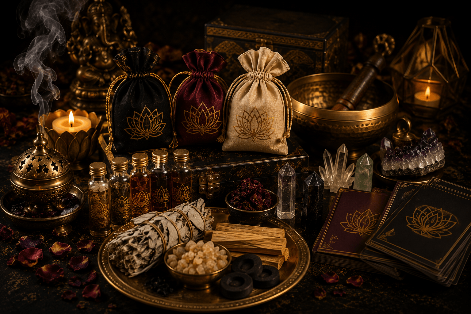 Incense and candles